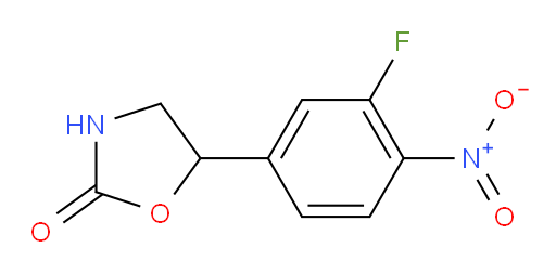 5-(3-fluoro-4-nitrophenyl)-1,3-oxazolidin-2-one