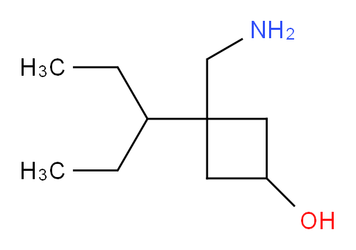 3-(aminomethyl)-3-(pentan-3-yl)cyclobutan-1-ol