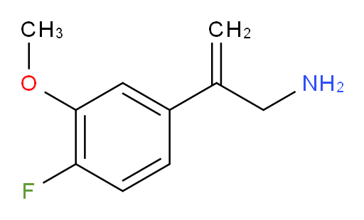 2-(4-fluoro-3-methoxyphenyl)prop-2-en-1-amine