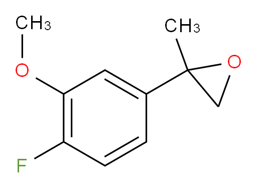 2-(4-fluoro-3-methoxyphenyl)-2-methyloxirane