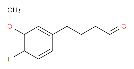 4-(4-fluoro-3-methoxyphenyl)butanal