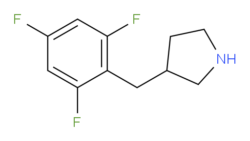 3-[(2,4,6-trifluorophenyl)methyl]pyrrolidine