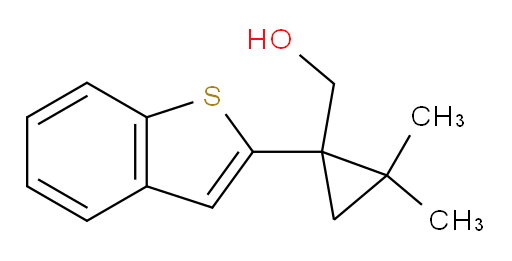 [1-(1-benzothiophen-2-yl)-2,2-dimethylcyclopropyl]methanol