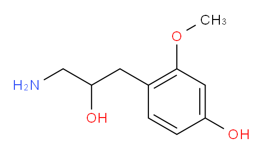 4-(3-amino-2-hydroxypropyl)-3-methoxyphenol