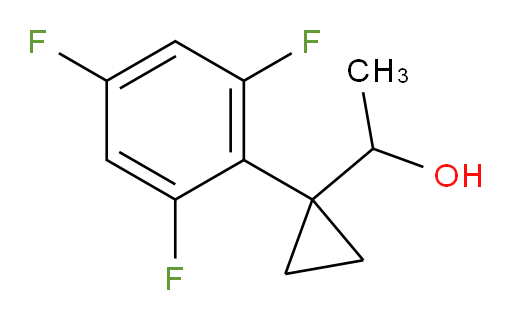 1-[1-(2,4,6-trifluorophenyl)cyclopropyl]ethan-1-ol