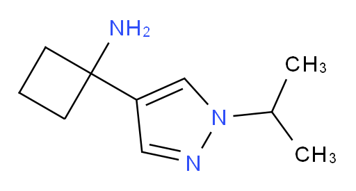 1-[1-(propan-2-yl)-1H-pyrazol-4-yl]cyclobutan-1-amine