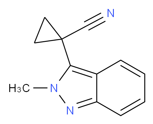 1-(2-methyl-2H-indazol-3-yl)cyclopropane-1-carbonitrile