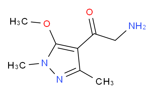 2-amino-1-(5-methoxy-1,3-dimethyl-1H-pyrazol-4-yl)ethan-1-one