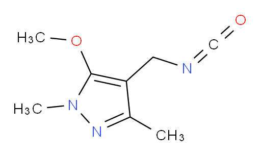 4-(isocyanatomethyl)-5-methoxy-1,3-dimethyl-1H-pyrazole