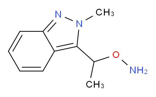 O-[1-(2-methyl-2H-indazol-3-yl)ethyl]hydroxylamine