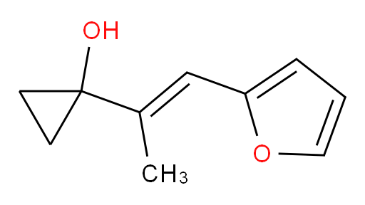 1-[1-(furan-2-yl)prop-1-en-2-yl]cyclopropan-1-ol