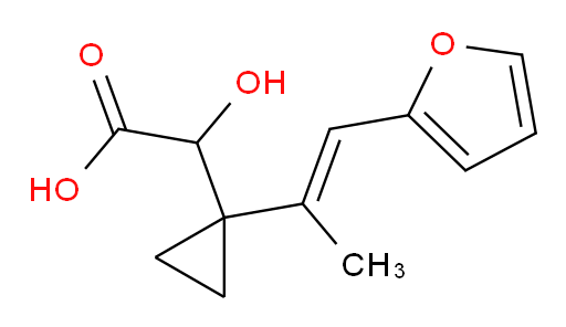 2-{1-[1-(furan-2-yl)prop-1-en-2-yl]cyclopropyl}-2-hydroxyacetic acid