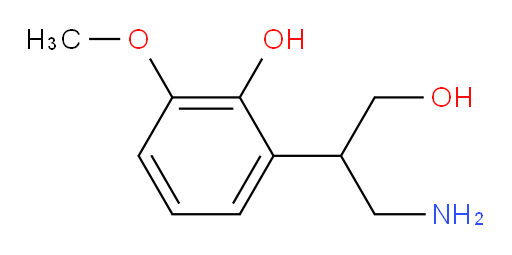 2-(1-amino-3-hydroxypropan-2-yl)-6-methoxyphenol