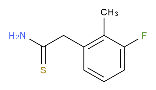 2-(3-fluoro-2-methylphenyl)ethanethioamide