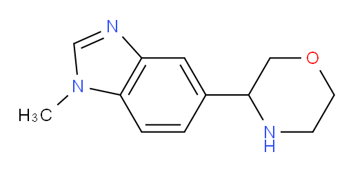 1-methyl-5-(morpholin-3-yl)-1H-1,3-benzodiazole