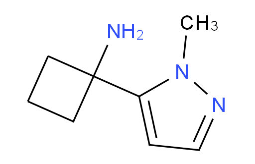 1-(1-methyl-1H-pyrazol-5-yl)cyclobutan-1-amine