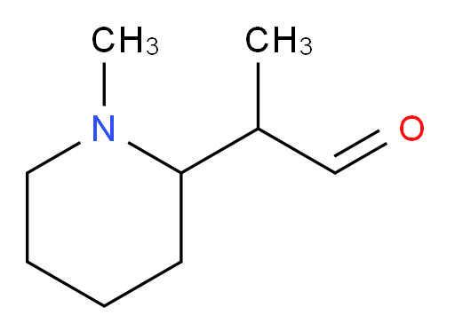 2-(1-methylpiperidin-2-yl)propanal
