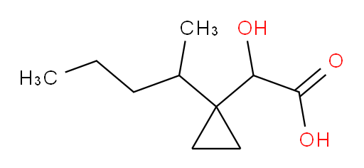 2-hydroxy-2-[1-(pentan-2-yl)cyclopropyl]acetic acid