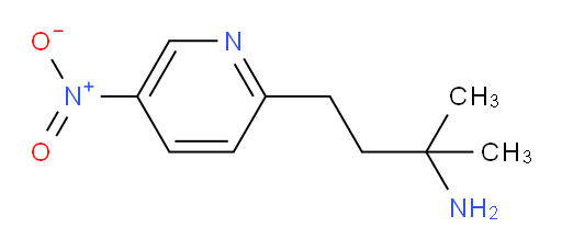 2-methyl-4-(5-nitropyridin-2-yl)butan-2-amine