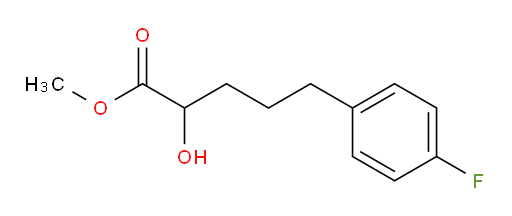 methyl 5-(4-fluorophenyl)-2-hydroxypentanoate