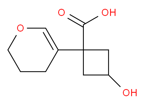 1-(3,4-dihydro-2H-pyran-5-yl)-3-hydroxycyclobutane-1-carboxylic acid