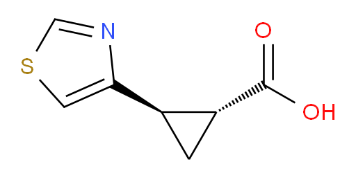 rac-(1R,2R)-2-(1,3-thiazol-4-yl)cyclopropane-1-carboxylic acid