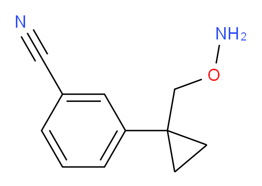3-{1-[(aminooxy)methyl]cyclopropyl}benzonitrile