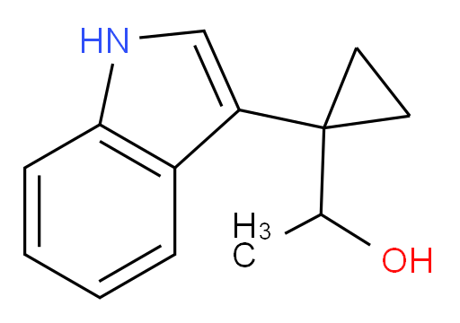 1-[1-(1H-indol-3-yl)cyclopropyl]ethan-1-ol