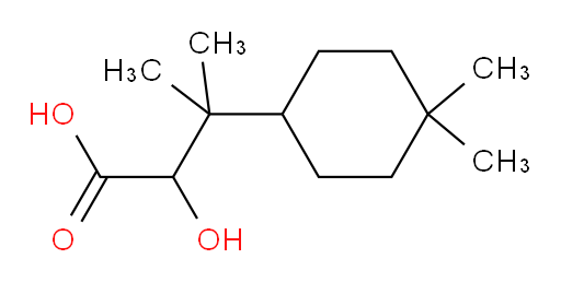 3-(4,4-dimethylcyclohexyl)-2-hydroxy-3-methylbutanoic acid