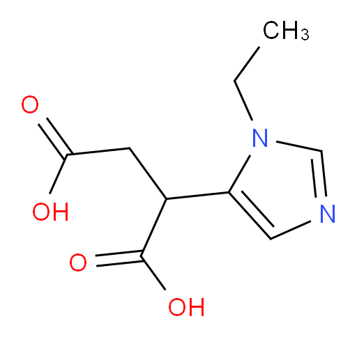 2-(1-ethyl-1H-imidazol-5-yl)butanedioic acid