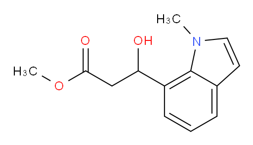 methyl 3-hydroxy-3-(1-methyl-1H-indol-7-yl)propanoate