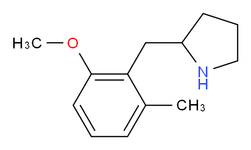 2-[(2-methoxy-6-methylphenyl)methyl]pyrrolidine