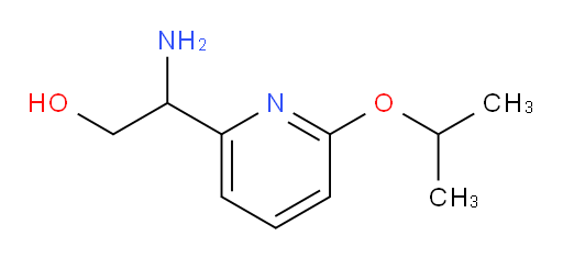 2-amino-2-[6-(propan-2-yloxy)pyridin-2-yl]ethan-1-ol