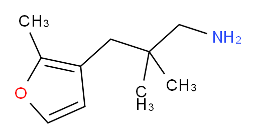 2,2-dimethyl-3-(2-methylfuran-3-yl)propan-1-amine