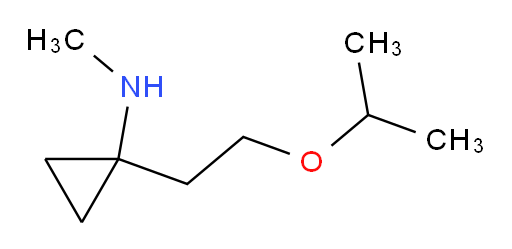 N-methyl-1-[2-(propan-2-yloxy)ethyl]cyclopropan-1-amine