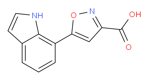5-(1H-indol-7-yl)-1,2-oxazole-3-carboxylic acid