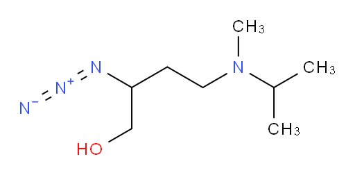 2-azido-4-[methyl(propan-2-yl)amino]butan-1-ol