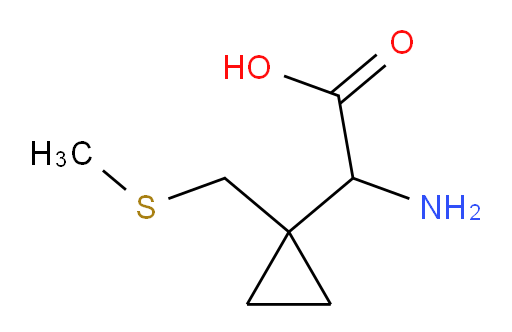 2-amino-2-{1-[(methylsulfanyl)methyl]cyclopropyl}acetic acid