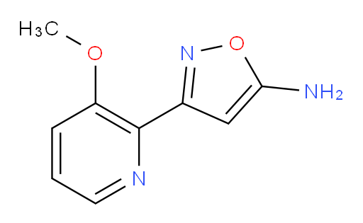 3-(3-methoxypyridin-2-yl)-1,2-oxazol-5-amine