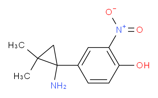 4-(1-amino-2,2-dimethylcyclopropyl)-2-nitrophenol