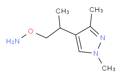 O-[2-(1,3-dimethyl-1H-pyrazol-4-yl)propyl]hydroxylamine