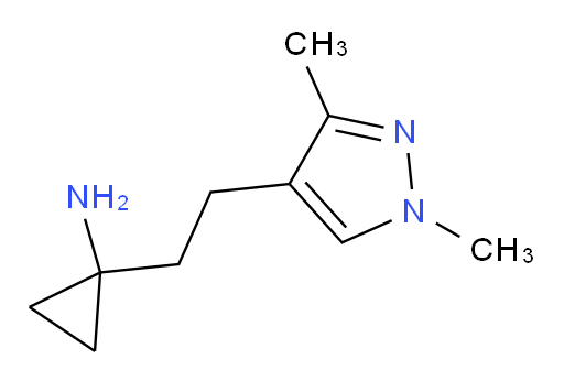 1-[2-(1,3-dimethyl-1H-pyrazol-4-yl)ethyl]cyclopropan-1-amine