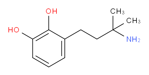 3-(3-amino-3-methylbutyl)benzene-1,2-diol