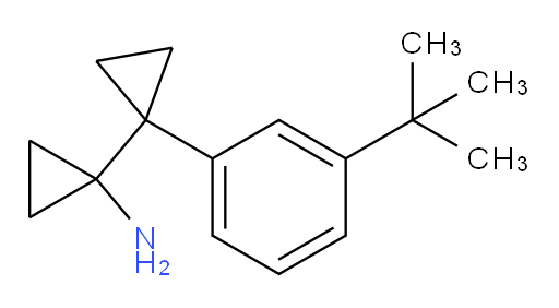 1-[1-(3-tert-butylphenyl)cyclopropyl]cyclopropan-1-amine