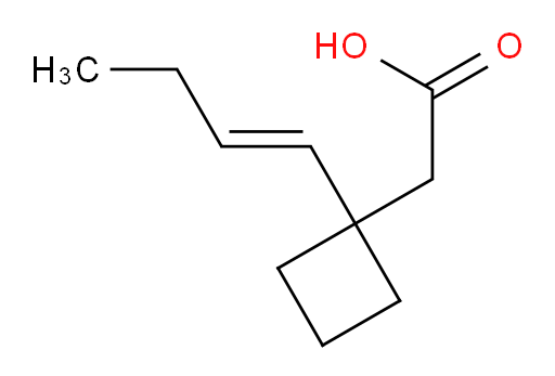 2-[1-(but-1-en-1-yl)cyclobutyl]acetic acid