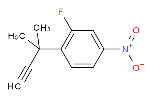2-fluoro-1-(2-methylbut-3-yn-2-yl)-4-nitrobenzene