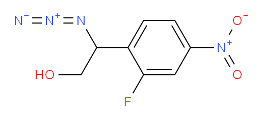 2-azido-2-(2-fluoro-4-nitrophenyl)ethan-1-ol