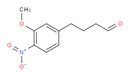 4-(3-methoxy-4-nitrophenyl)butanal