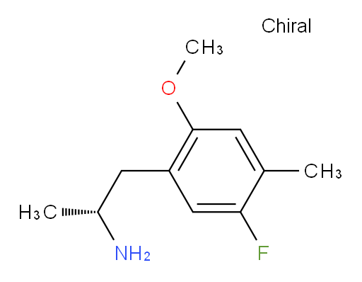 (2R)-1-(5-fluoro-2-methoxy-4-methylphenyl)propan-2-amine