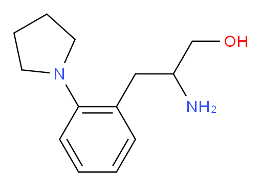 2-amino-3-[2-(pyrrolidin-1-yl)phenyl]propan-1-ol